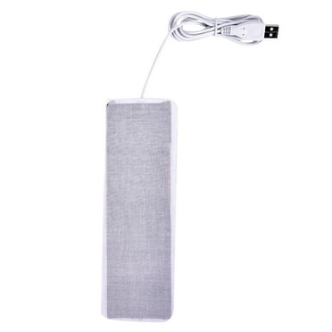 TTUHYWXI DC 5V USB Electric Heating Pads Element Film Heater Pads Feet Warmers 35-50 ℃,White One Size