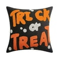 TTUHYWXI Happy Fall Scary Face Pumpkin Orange Throw Pillow Covers