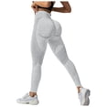 thumbnail image 1 of TTUHYWXI Leggings For Women Yoga Leggings 25" - High Waisted Buttery Soft Womens Workout Lounge Pants (Light Gray,M), 1 of 7