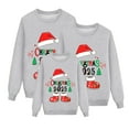 thumbnail image 1 of TTUHYWXI Matching Family Christmas Sweatshirts, Xmas Ugly Funny Jumper Long Sleeve Holiday Pullover Tops for Mom Dad Clothes (Grey-Dad, S), 1 of 5