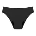 thumbnail image 1 of TTUHYWXI Midi Period Underwear for Women Teens, Menstrual Period Panty, Organic Cotton Lining, Full Coverage & Heavy Flow (Black, M), 1 of 3
