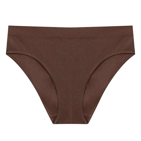 TTUHYWXI Period Underwear for Women Heavy Flow, Leakproof Menstrual Underwear Seamless Period Panties, No Show Panty (Brown, M)