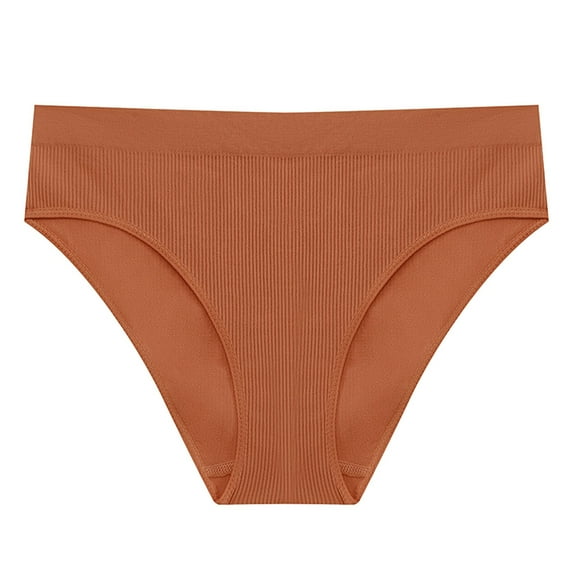 TTUHYWXI Period Underwear for Women Heavy Flow, Leakproof Menstrual Underwear Seamless Period Panties, No Show Panty (Orange, M)