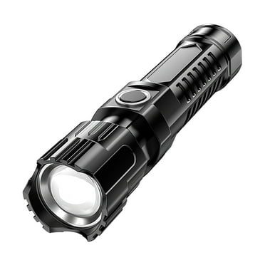 TTUHYWXI Rechargeable Flashlights High Lumens, 5 Modes LED Flashlight Adjustable, Brightest Flashlight Waterproof, HAndheld Flash Light For Emergencies, Camping, Hiking,Black One Size