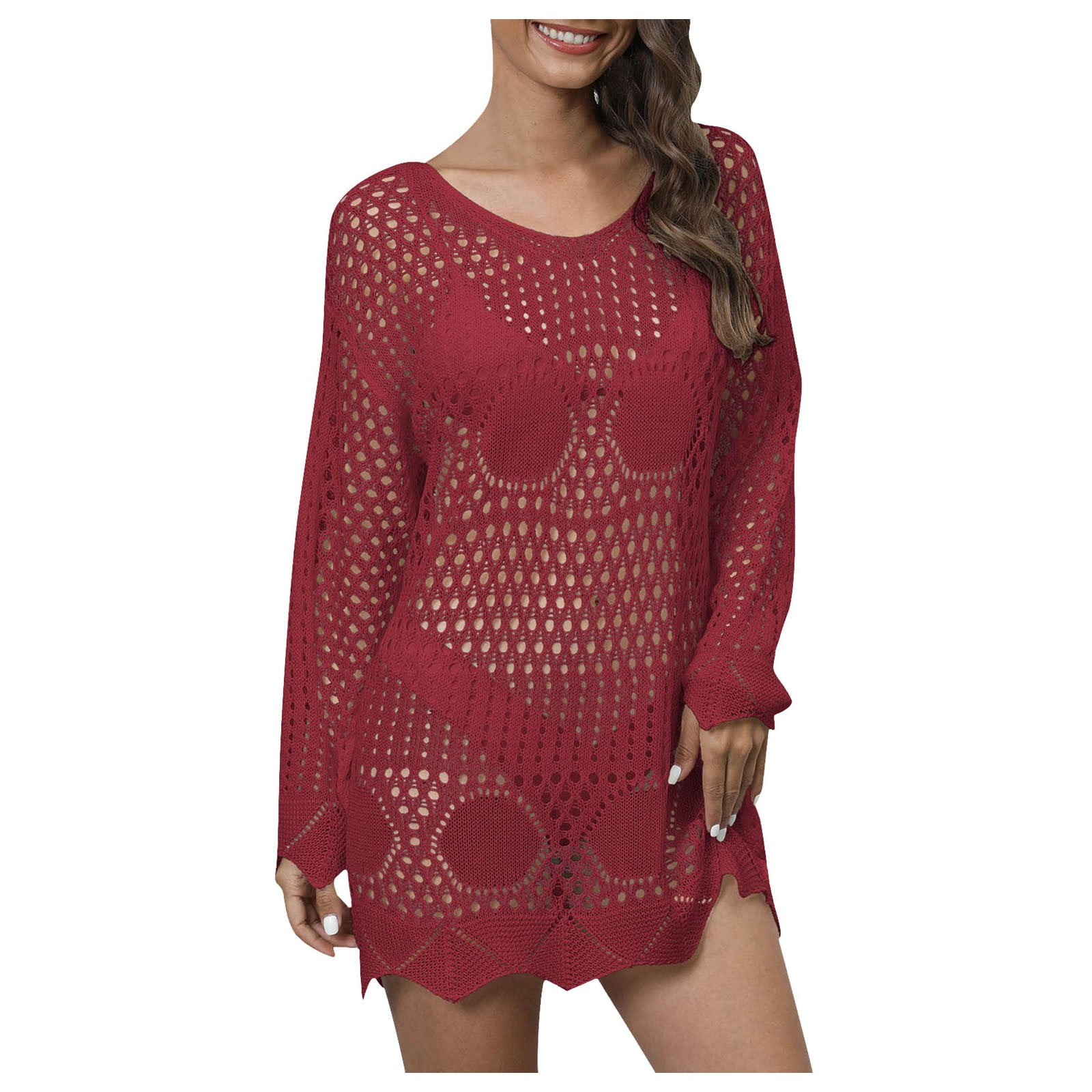 Leopard Luxe Sheer Short Kaftan Dress - Blue & White Beach Cover Up