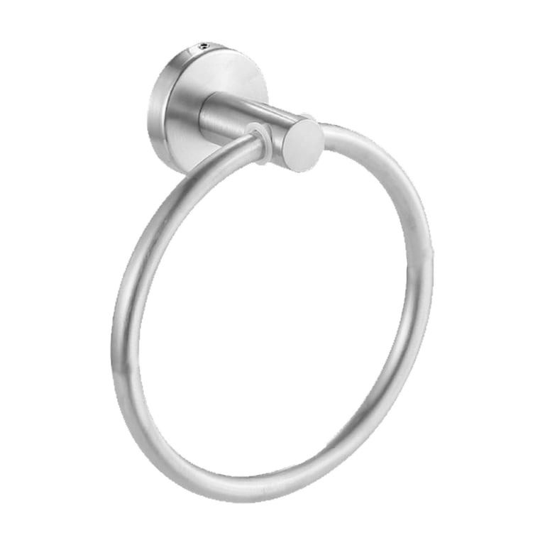 Matte Black Towel Ring – Heavy Duty Stainless Steel Bathroom Towel Holder, Wall Mounted For Hand & Bath Towels