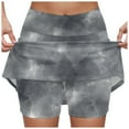 thumbnail image 1 of TTUHYWXI Women's Athletic Skorts Lightweight Golf Skirts Inner Shorts Pocket Tennis Workout Sports Pickleball Skort (Grey, 3XL), 1 of 4