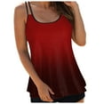 thumbnail image 1 of TTUHYWXI Womens 2025 Tankini Swimsuits Tummy Control Flowy Swimwear Bathing Suits Swim Tank Top Only (Red, XL), 1 of 5