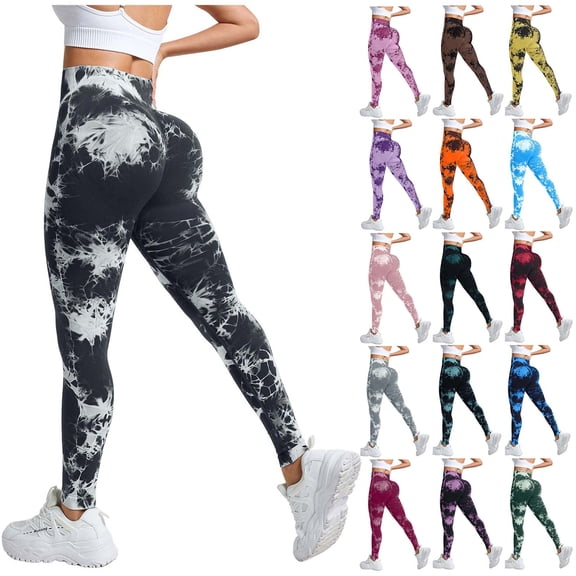 TTUHYWXI Womens High Waist Yoga Pants Cutout Ripped Tummy Control Workout Running Yoga Skinny Leggings (Green, S)