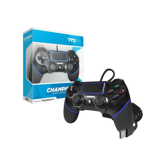 TTX CHAMPION Wired Controller for PS4.. BLACK