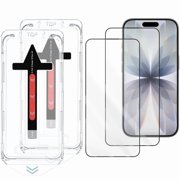 TTech 2 Pack for iPhone 17 Pro Tempered Glass Screen Protector Magic Installation Glass, Auto Alignment Template, No Bubbles, No Dust, Clear, Easy Install 6.3" inch