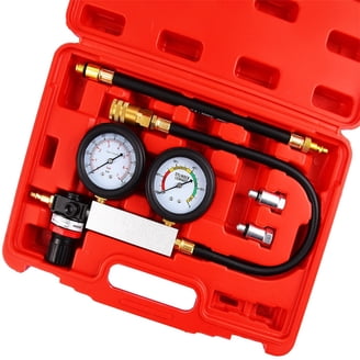 Kit Testeur De Compression Pour Moteur Essence - Jauge Jusqu'à 300 PSI - Avec étui
