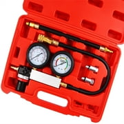TU-21 Compression Test Kit Engine Cylinder Dual Gauge Leakdown Tester Kit Diagnostics Tool