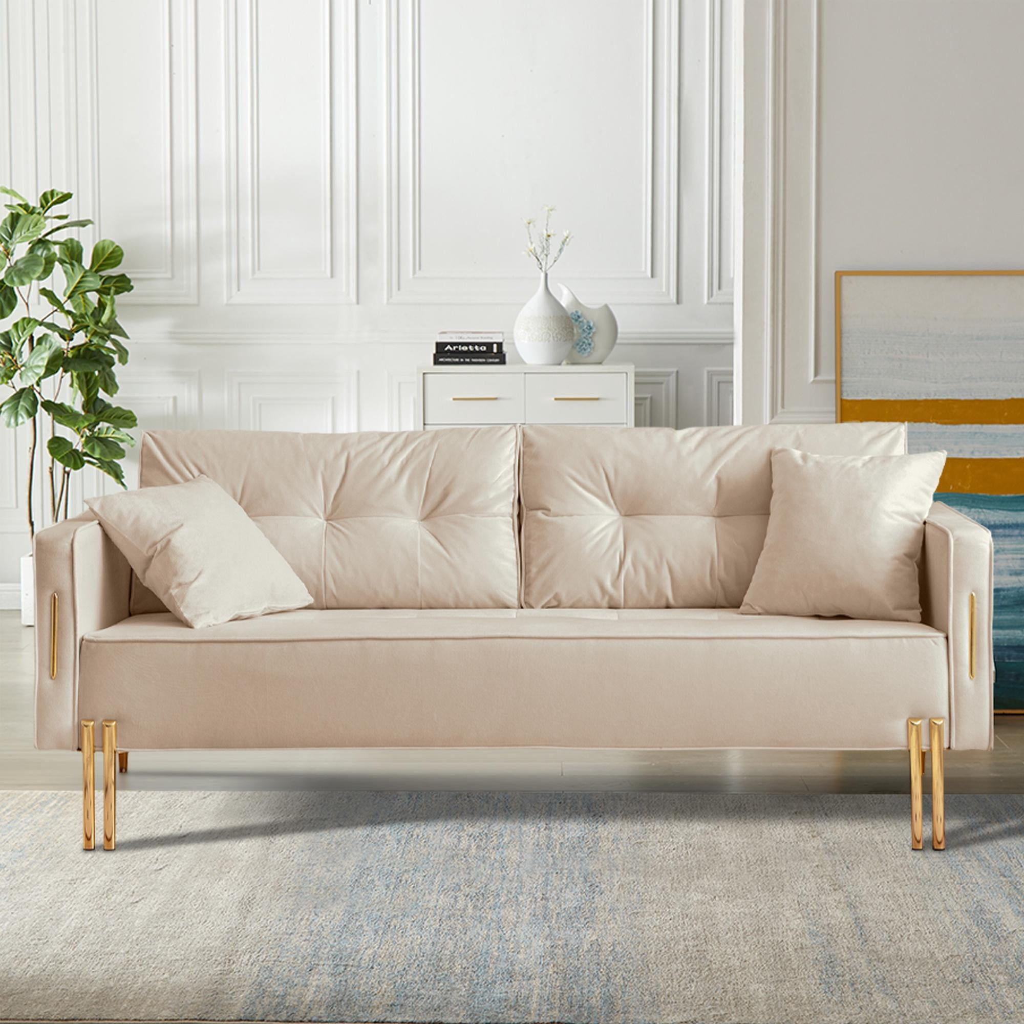 Photo inspiration: Visual Reference: Tuanluo 70 L Living Room Velvet Sofa Couches And Sofaes
