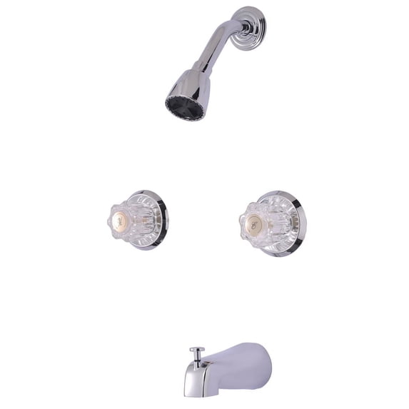Ultra Faucets UF79100-1 Chrome Two-Handle Shower Only Faucet