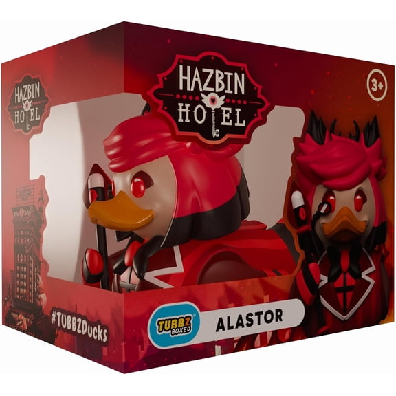 TUBBZ Boxed Edition: Hazbin Hotel - Alastor Cosplaying Rubber Duck Vinyl Figure