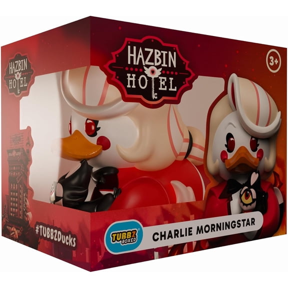 TUBBZ Boxed Edition: Hazbin Hotel - Charlie Morningstar Cosplaying Rubber Duck Vinyl Figure