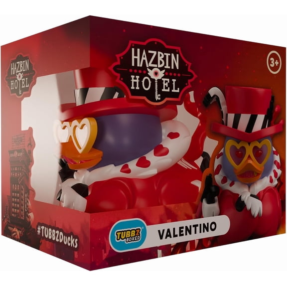 TUBBZ Boxed Edition: Hazbin Hotel - Valentino Cosplaying Rubber Duck Vinyl Figure