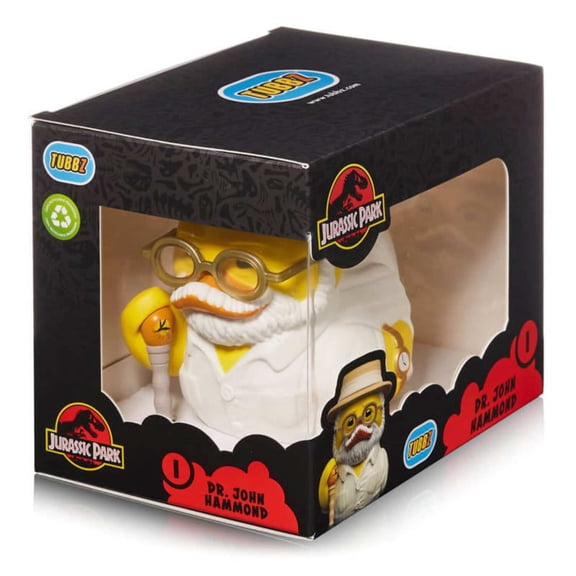 Dr. John Hammond Official Jurassic Park Rubber Duck by TUBBZ  Boxed Edition