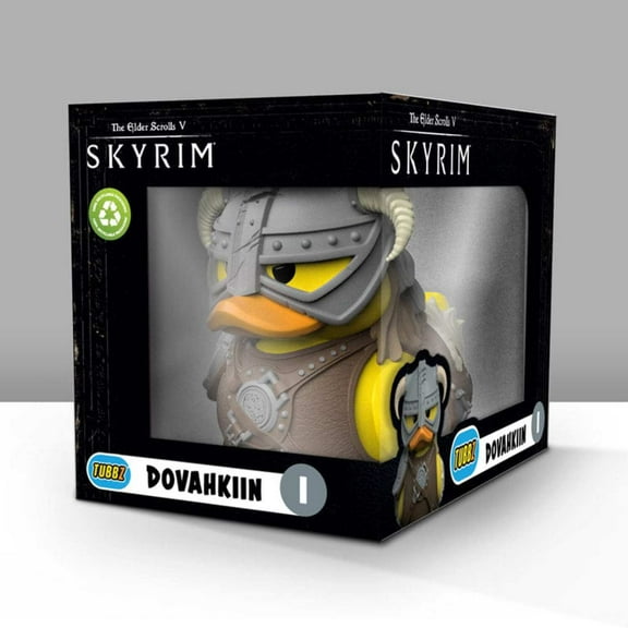 TUBBZ Boxed Edition: Skyrim - Dovahkiin Cosplaying Rubber Duck Vinyl Figure