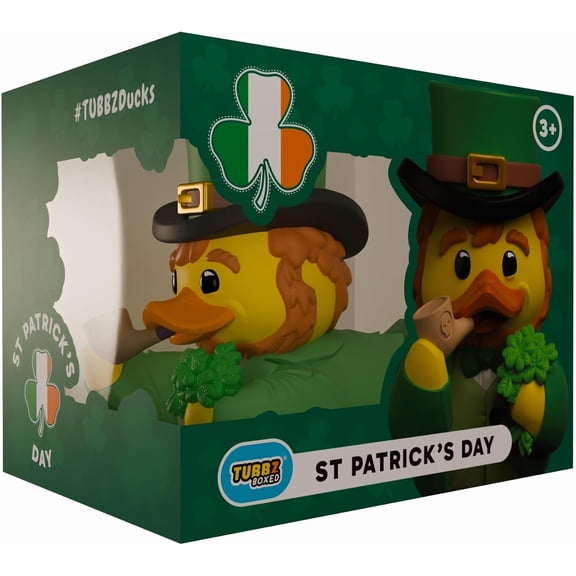 TUBBZ Boxed Edition: St Patrick's Day - Leprechaun Cosplaying Rubber Duck Vinyl Figure
