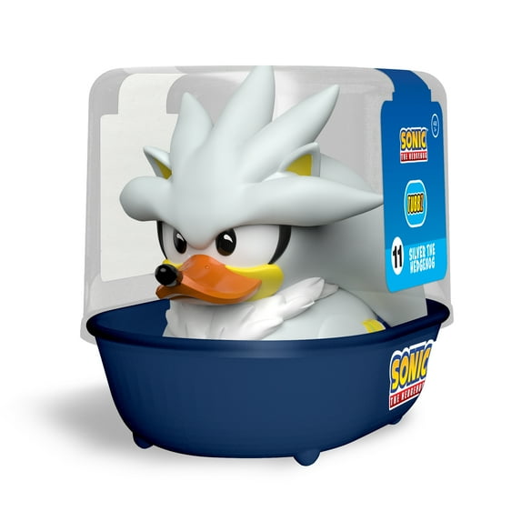 TUBBZ First Edition: Sonic - Silver the Hedgehog Cosplaying Rubber Duck Vinyl Figure