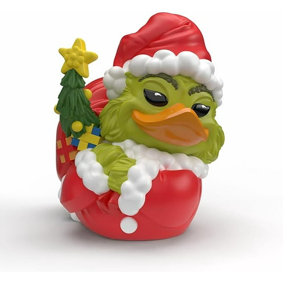 TUBBZ First Edition: The Grinch - Santa Outfit Grinch Cosplaying Rubber Duck Vinyl Figure
