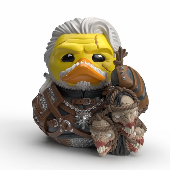 TUBBZ First Edition: The Witcher - Geralt of Rivia Cosplaying Rubber Duck Vinyl Figure Official Collectible for Fans of The Witcher