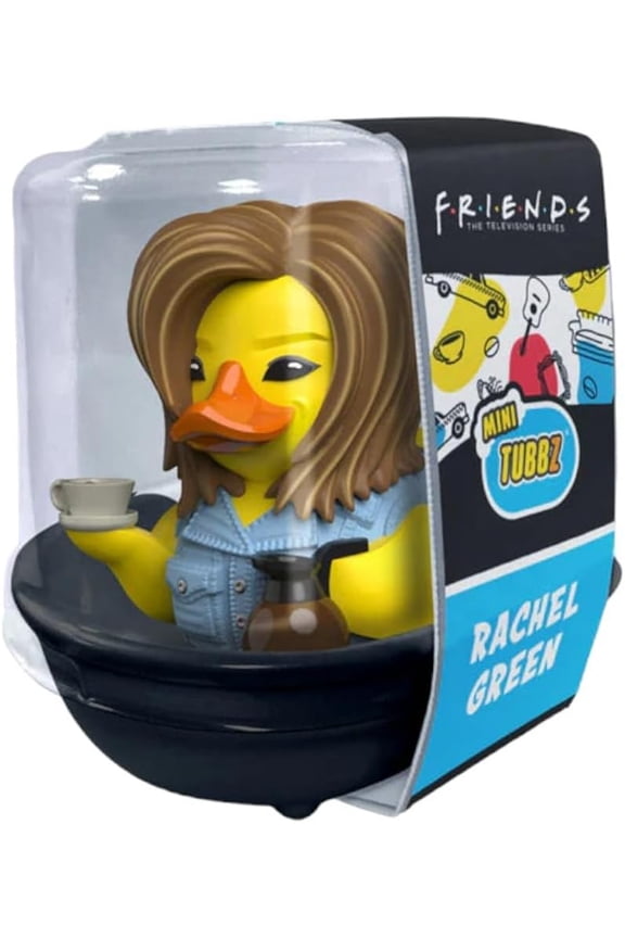 TUBBZ Mini Rachel Green Collectible Vinyl Rubber Duck Figure - Official Friends Merchandise - Retro Comedy Movies & TV