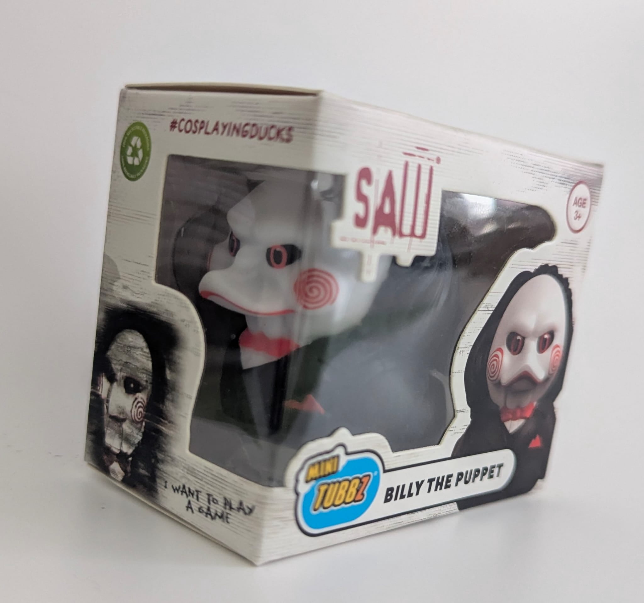 TUBBZ Mini: Saw - Billy The Puppet Cosplaying Rubber Duck Vinyl 