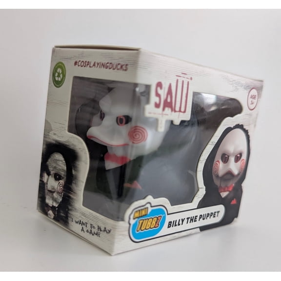 TUBBZ Mini: Saw - Billy The Puppet Cosplaying Rubber Duck Vinyl Figure