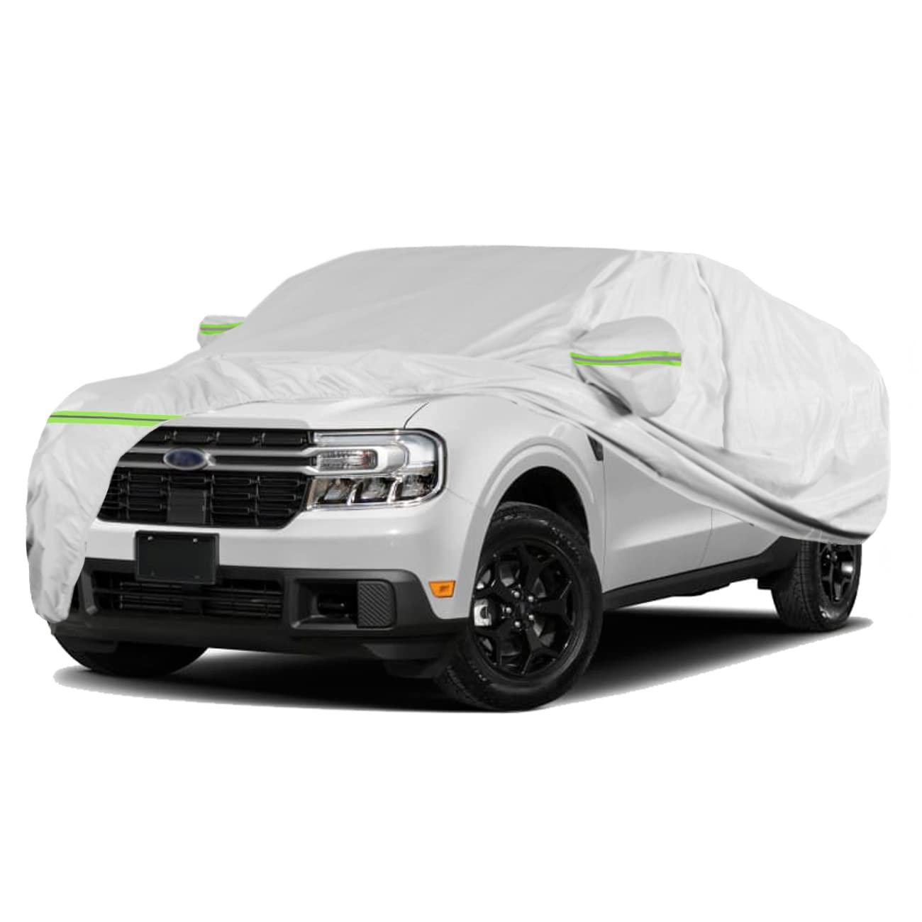 Ready stock】Universal Half Car Cover Outdoor Sun UV Dust Resistant  Protection Cover for Sedan SUV