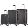 thumbnail image 1 of TUCCI ITALY Colpi 3-Piece Hardside Spinner Luggage Set 20/24/28", Unisex Adult, Lightweight - Black, 1 of 7