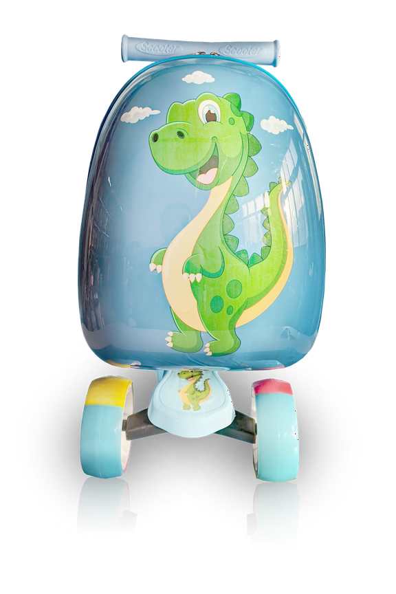 Italy Kids DINO Kids Scooter Style Suitcase