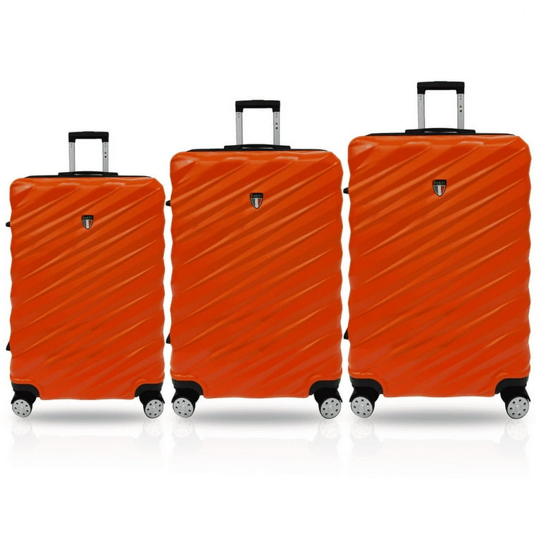 TUCCI Italy Lightweight Piece Spinner Wheel Luggage Set, Various