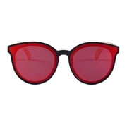 TUCCI Italy Sunglasses Red Mirror UV400 Polarized Premium Outdoor Eyewear