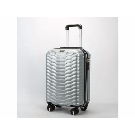 TUCCI OCCHIO 2PC HARDSHELL LUGGAGE SET (18", 20") - WHITE