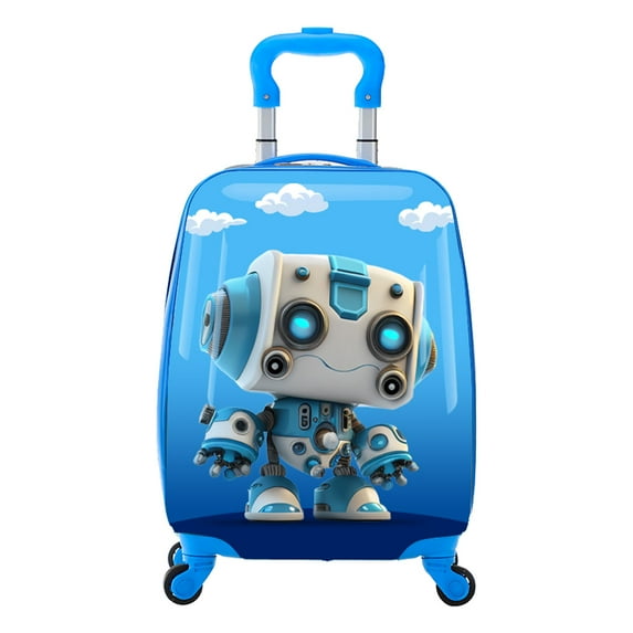 TUCCI Robo Kid Kids' Hardside Carry On Suitcase