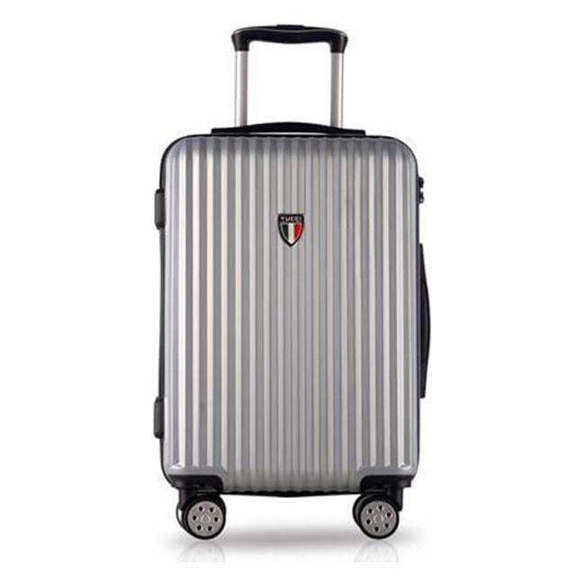 TUCCI T027420inSLV 20 in. Banda T0274 ABS CarryOn Luggage, Silver