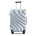 thumbnail image 1 of TUCCI T0283-24in-SLV 24 in. Cremosa T0283 ABS Carry-On Luggage, Silver, 1 of 4