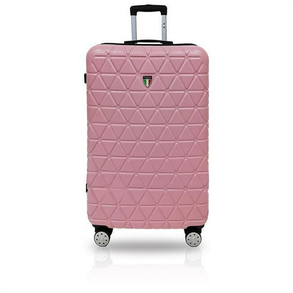 TUCCI T0325-24in-LTPK 24 in. Tessere T0325 ABS Carry-On Luggage, Light Pink