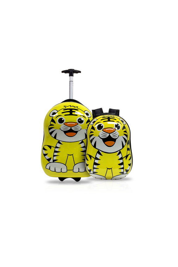 Tigerlicious Backpack Style Suitcase, Yellow