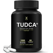 TUDCA+ 1000mg Tauroursodeoxycholic Acid - Third Party Tested - Liver Support Supplement, 1000mg Per Serving, Liver Health Aid for Detox and Cleanse - TUDCA+ Proprietary Blend - by HumanX