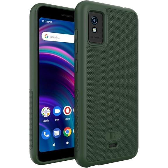 TUDIA LINNGrip Blu Studio Mini 2023 Case Enhanced Grip Slim TPU Phone Case - Pine Green