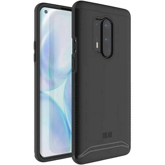 TUDIA Merge OnePlus 8 Pro Case Military Grade Dual Layer Drop Protection - Matte Black