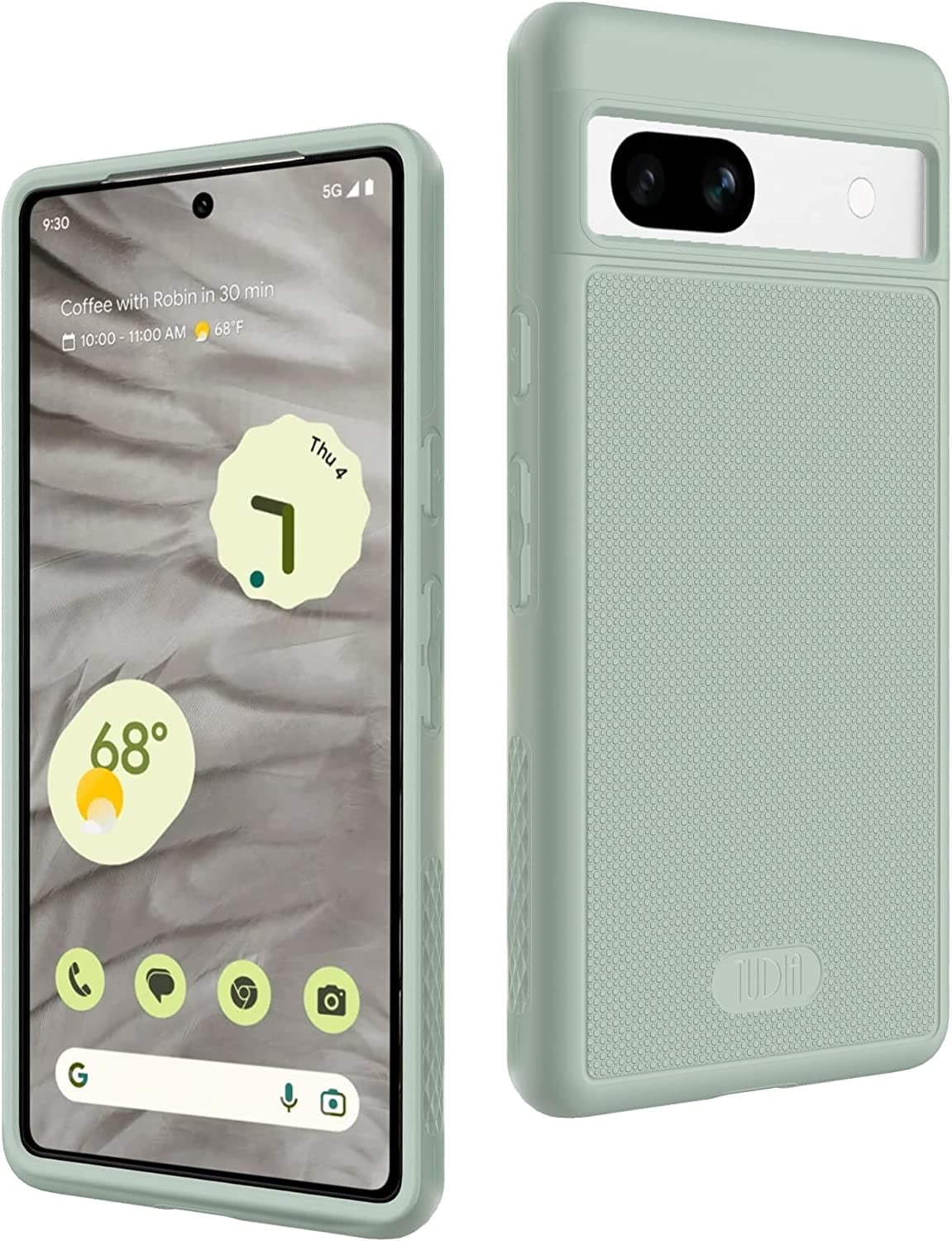 TUDIA MergeGrip Google Pixel 7a Case Military Grade Dual Layer Heavy Duty -  Green Lily - Walmart.com