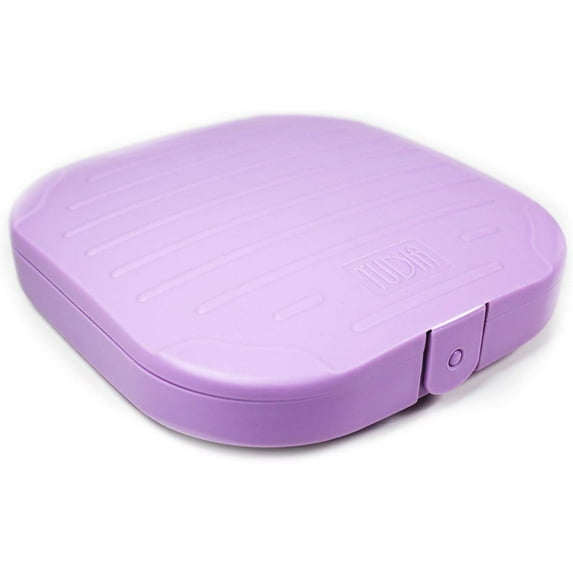 TUDIA Hard PC Waterproof Travel Carrying Case for Urinal Pee Cup Funnel Device - Purple