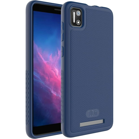 TUDIA LINNGrip Cloud Mobile Stratus C7 Phone Case Shockproof Slim Cover - Indigo Blue