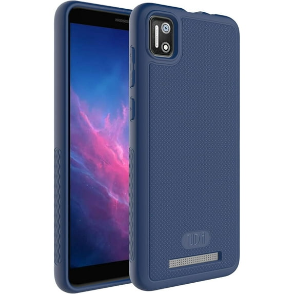 TUDIA LINNGrip Cloud Mobile Stratus C7 Phone Case Shockproof Slim Cover - Indigo Blue