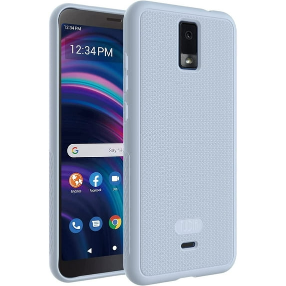 TUDIA LINNGrip for BLU View 3 Phone Case B140DL Shockproof Non-Slip - Light Blue